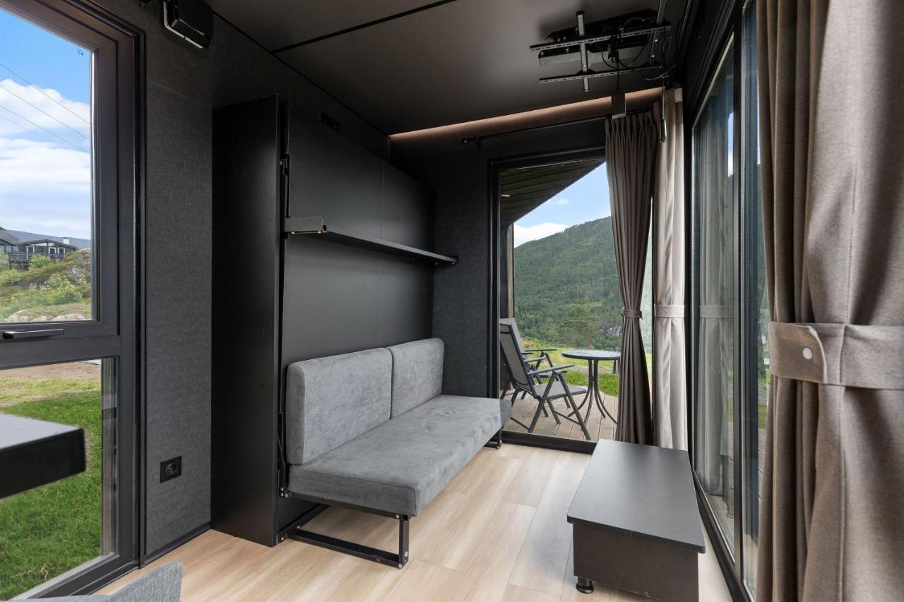 Sogndal Fjordpanorama - Studio Cabins With View Ngoại thất bức ảnh